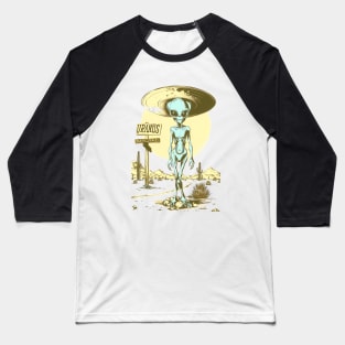 Alien Uranus Baseball T-Shirt